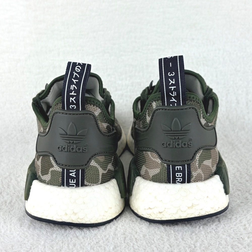 Adidas NMD R1 Duck Camo Trace Cargo Green Camouflage Sneakers D96617 Mens 9 - Picture 4 of 12